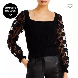 NWT French Connection Dark Knit Top